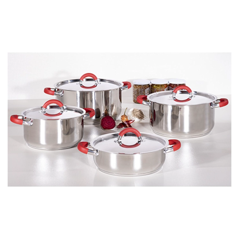 SET DE OLLAS BATERIA DE COCINA 8 PIEZAS INOXIDABLES ARTE ANDINO - 2