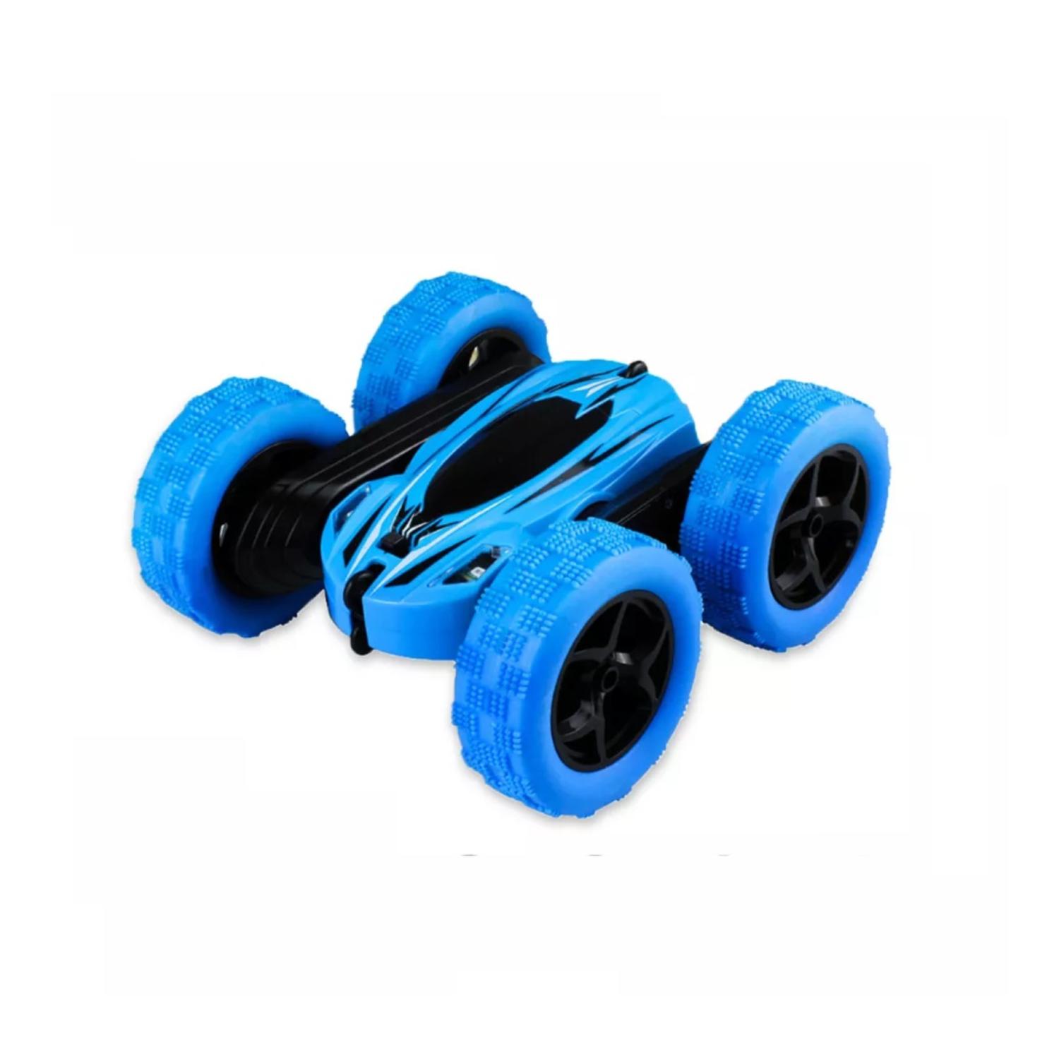JUGUETE AUTO ACROBATICO A CONTROL REMOTO AZUL INFANTIL - 3