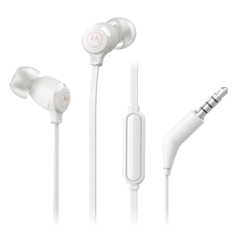 AUDIFONOS ALAMBRICOS MANOS LIBRES JACK 3.5MM BLANCO EARBUDS3S - 1
