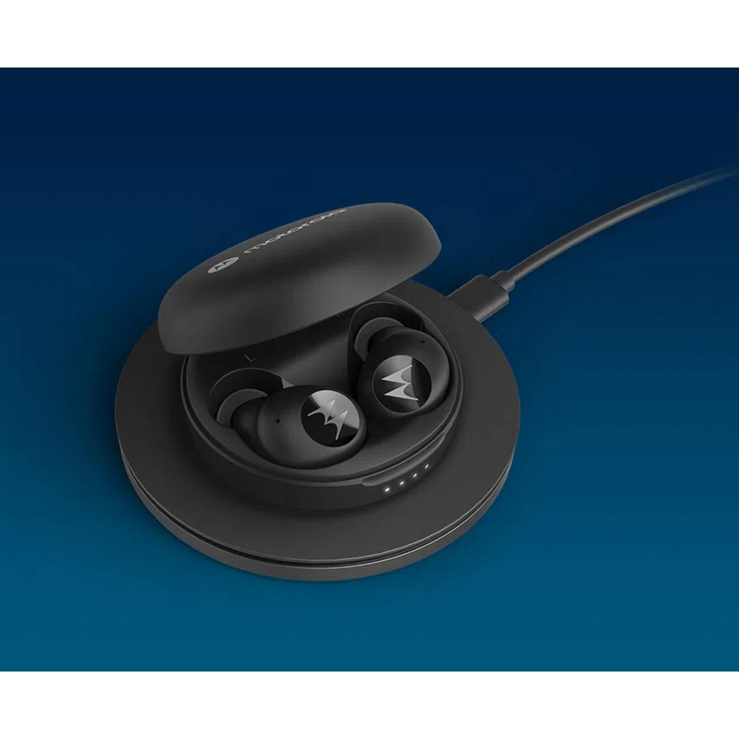 AUDIFONOS BLUETOOTH TWS RECARGABLES NEGRO BUDS 250 MOTOROLA - 2