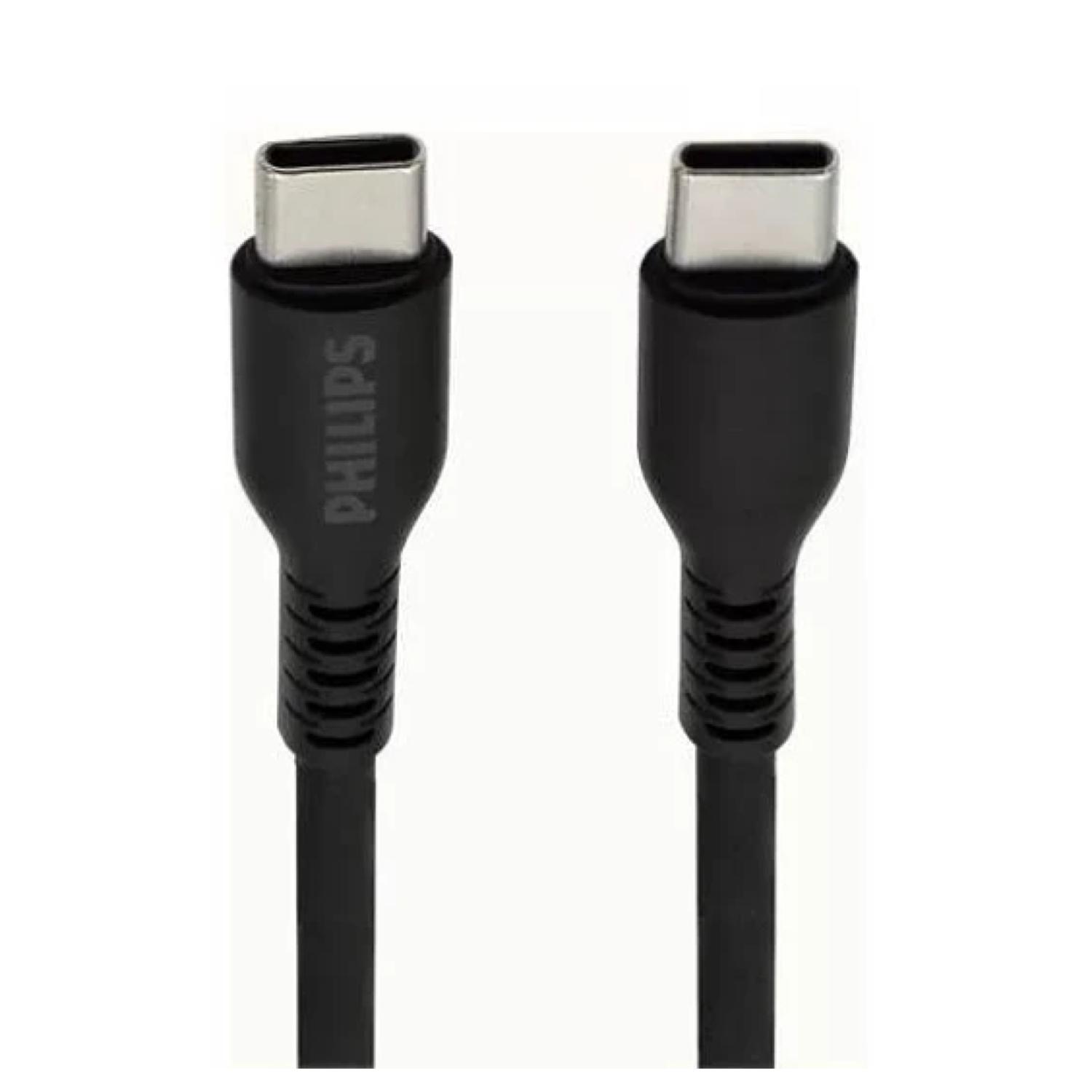 CABLE USB C A USB C 1MT 60W NEGRO DLP8601B/71 - 2