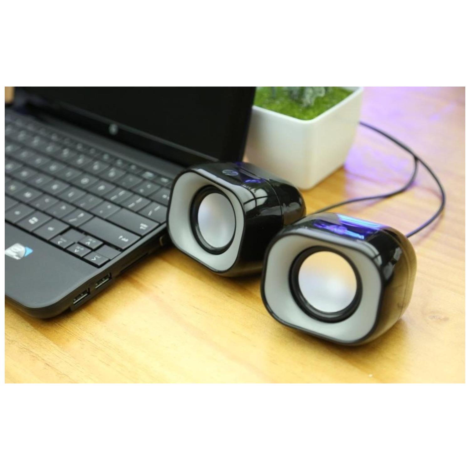 PARLANTES HP MULTIMEDIA 2.1 3WX2 RMS JACK 3.5MM DHS-2111 - 3