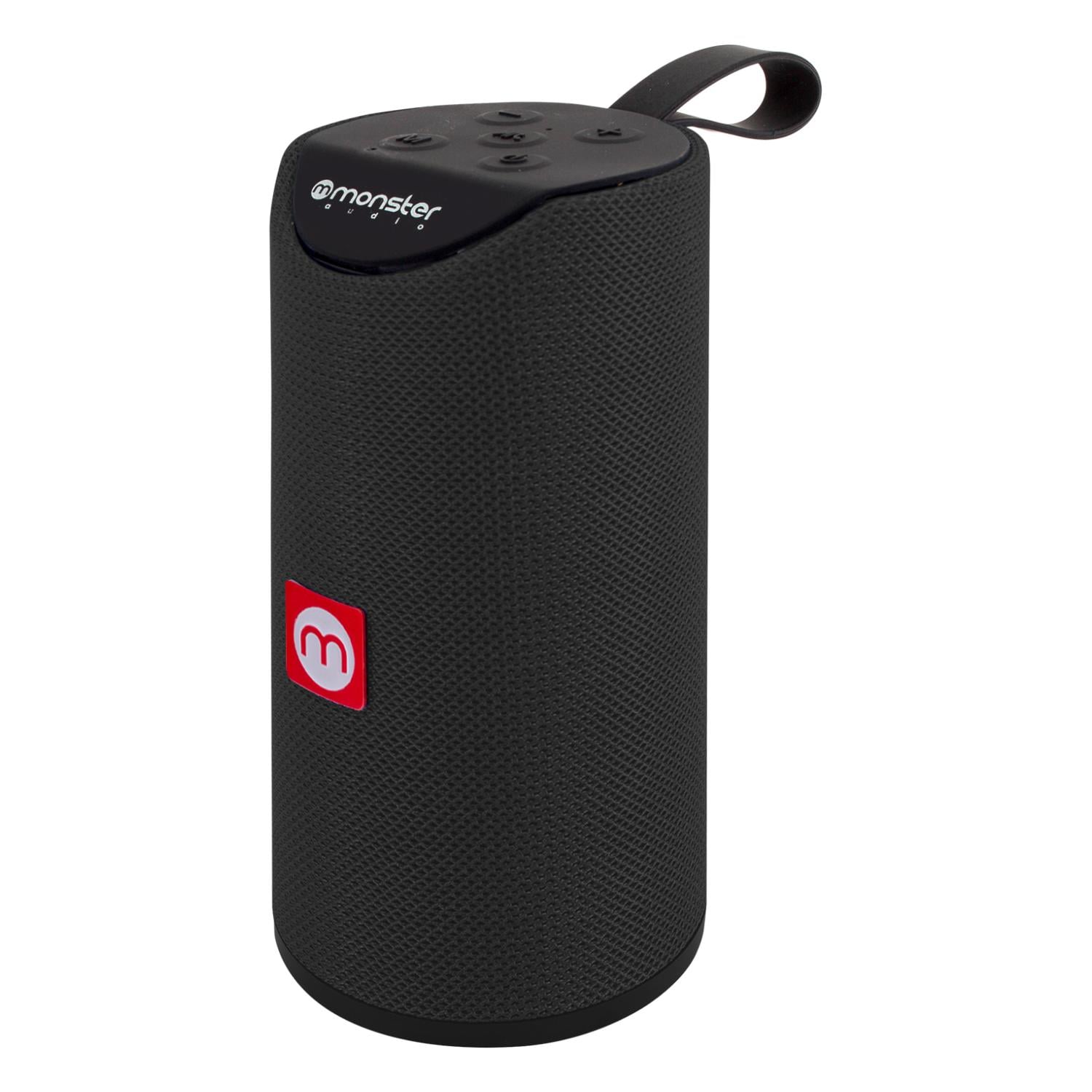 PARLANTE INALAMBRICO BLUETOOTH TWS AUX MICRO SD NEGRO MONSTER - 2