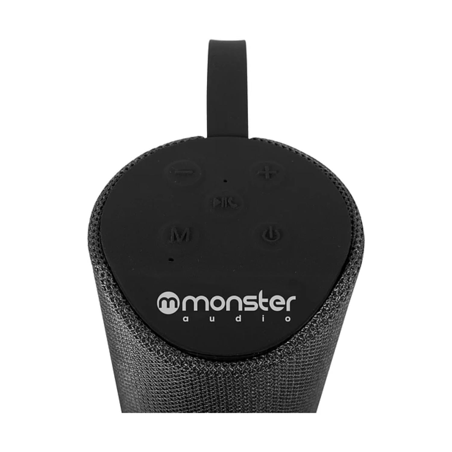 PARLANTE INALAMBRICO BLUETOOTH TWS AUX MICRO SD NEGRO MONSTER - 3