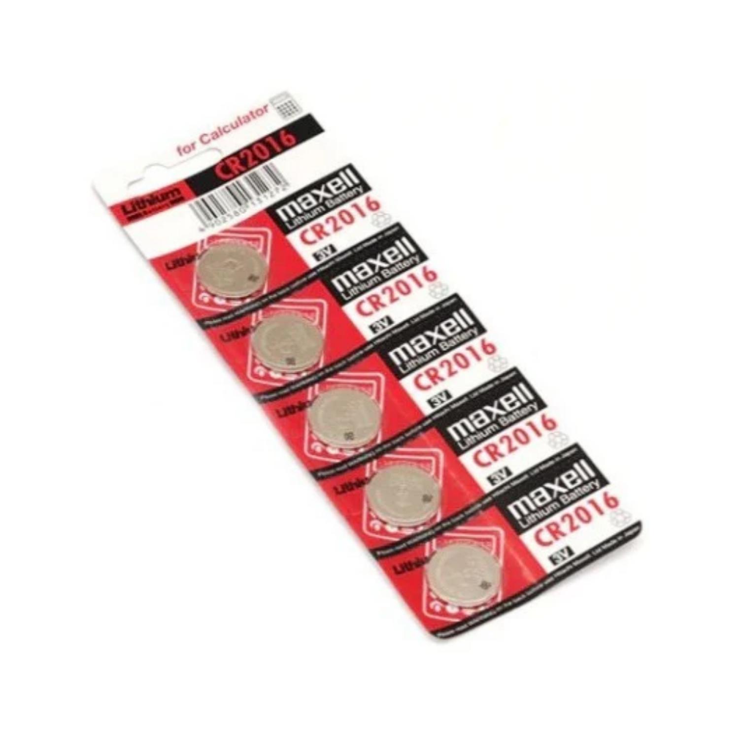PILAS MAXELL PACK 5 CR2016 RELOJ XC2016 - 2