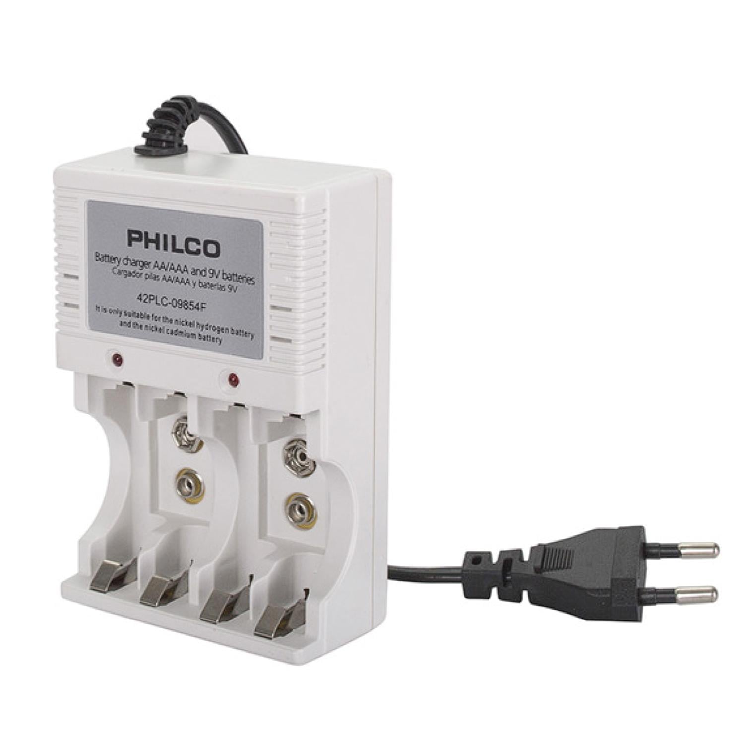 CARGADOR DE PILAS RECARGABLES AA - AAA C 4 PILAS C9854J - 1
