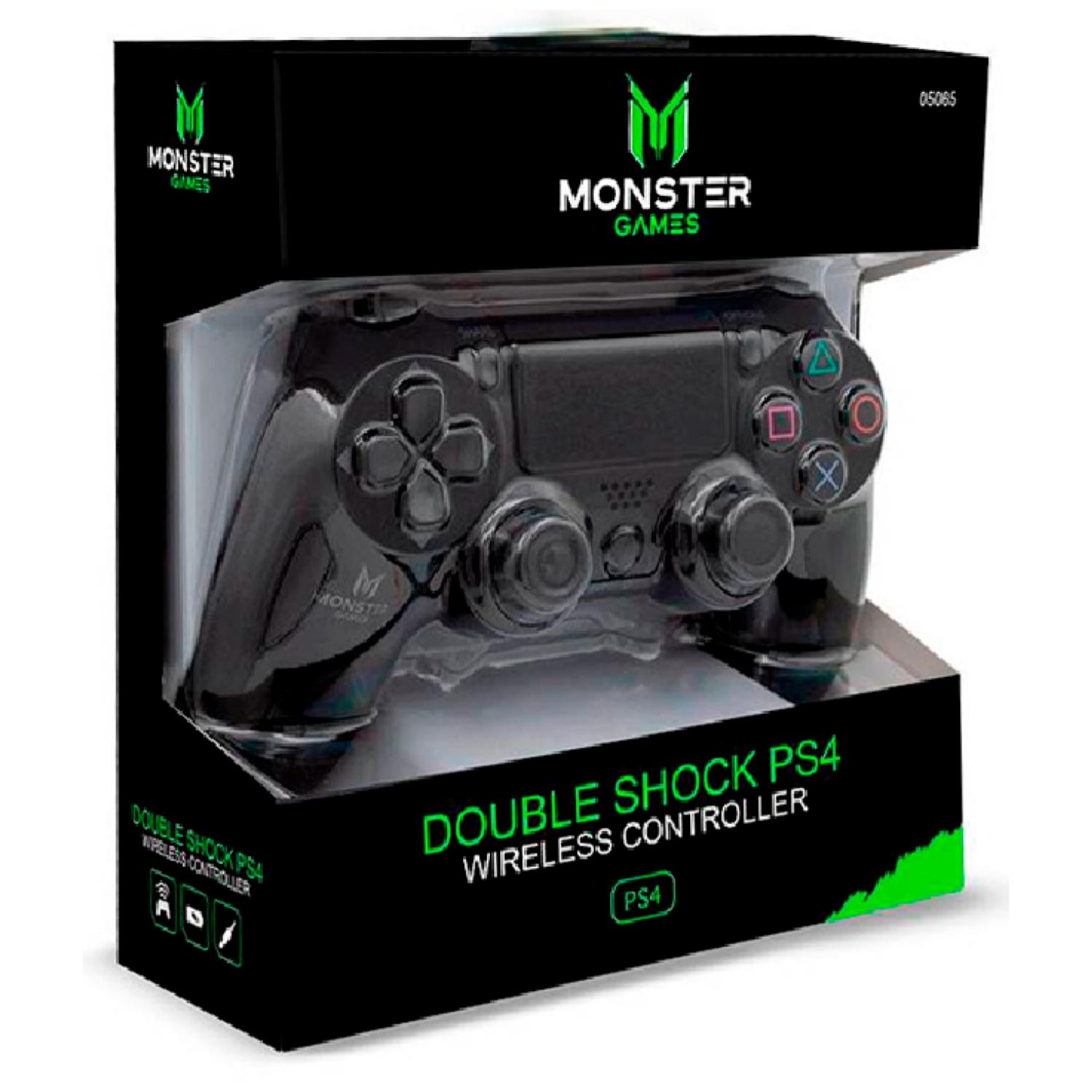 JOYSTICK PS4 MONSTER MANDO BLUETOOTH RECARGABLES NEGRO 5065 - 3