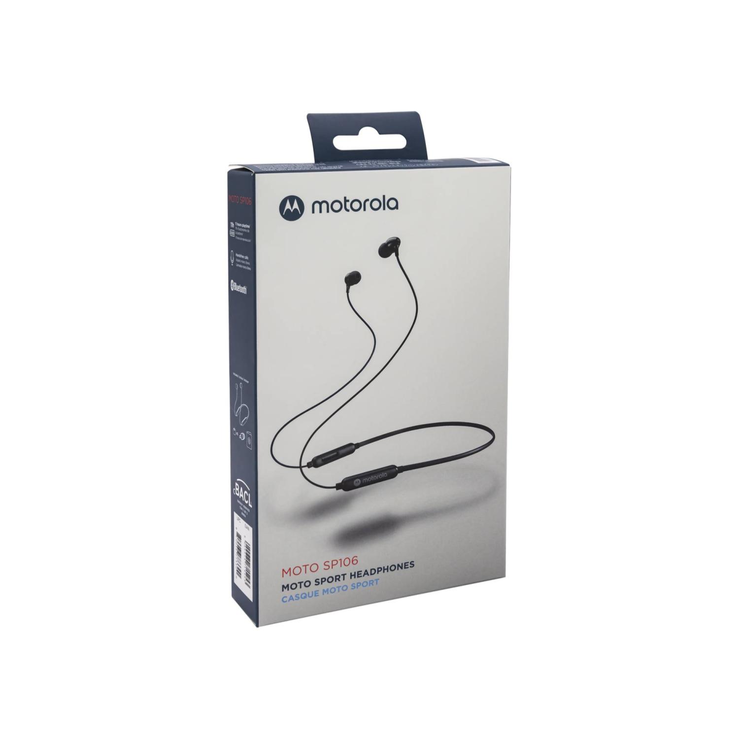 AUDIFONO BLUETOOTH DEPORTIVO ULTRALIGERO RECARGABLE SP106 MOTOROLA - 3