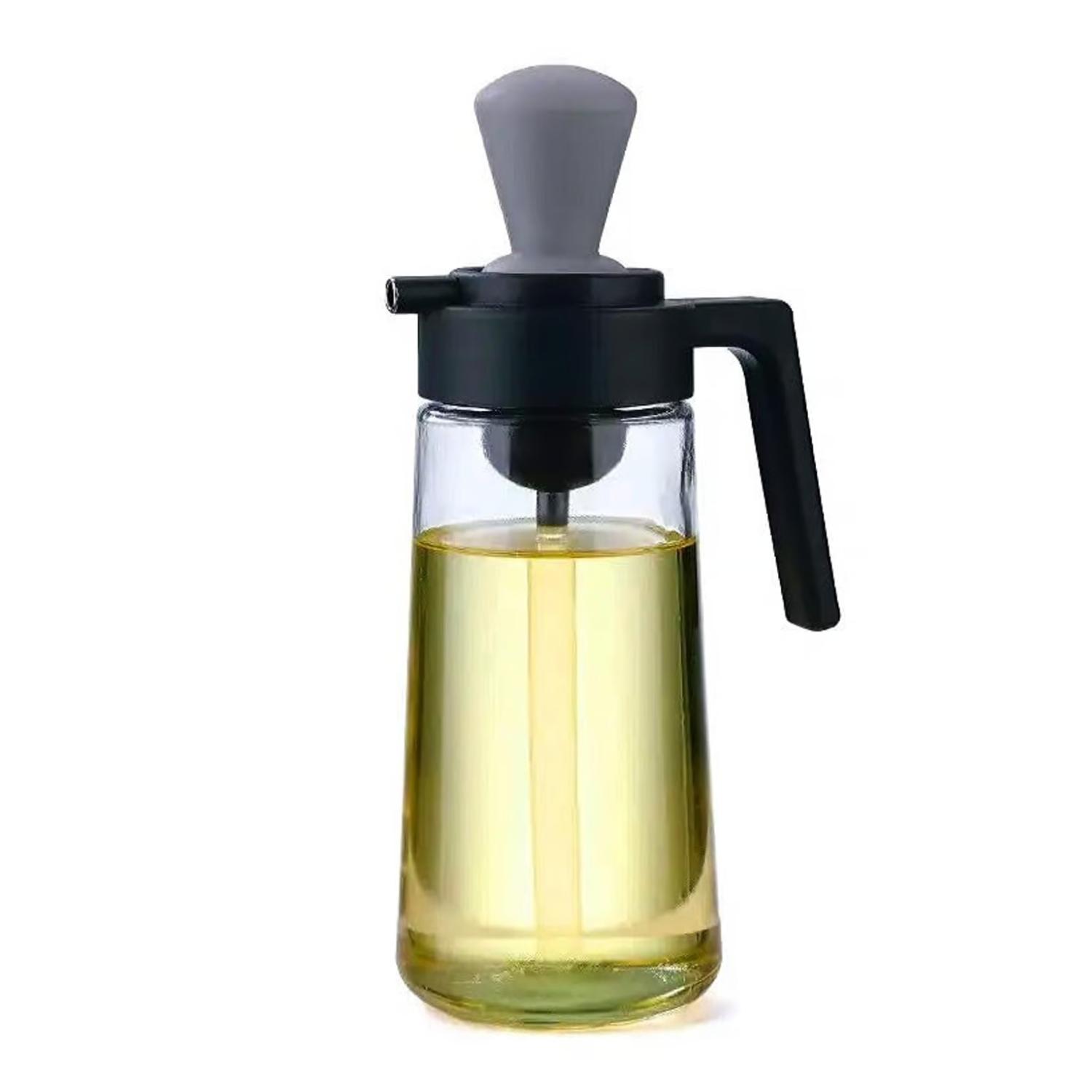 BOTELLA DISPENSADORA DE ACEITE ANTI GOTEO 350ML ELEGANTE - 1