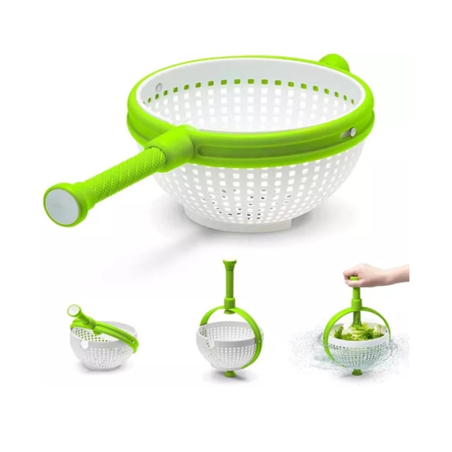 SECADOR ESCURRIDOR SPINNER VEGETALES ALIMENTOS COCINA - 1