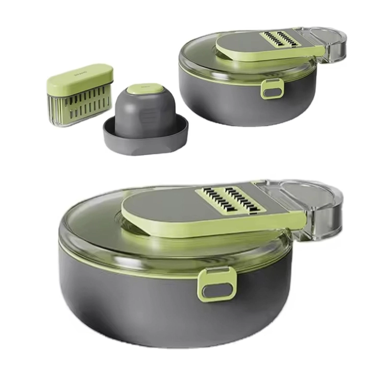 CORTADOR PICADOR DE VERDURAS 13 EN 1 CON ACCESORIOS REDONDO - 1