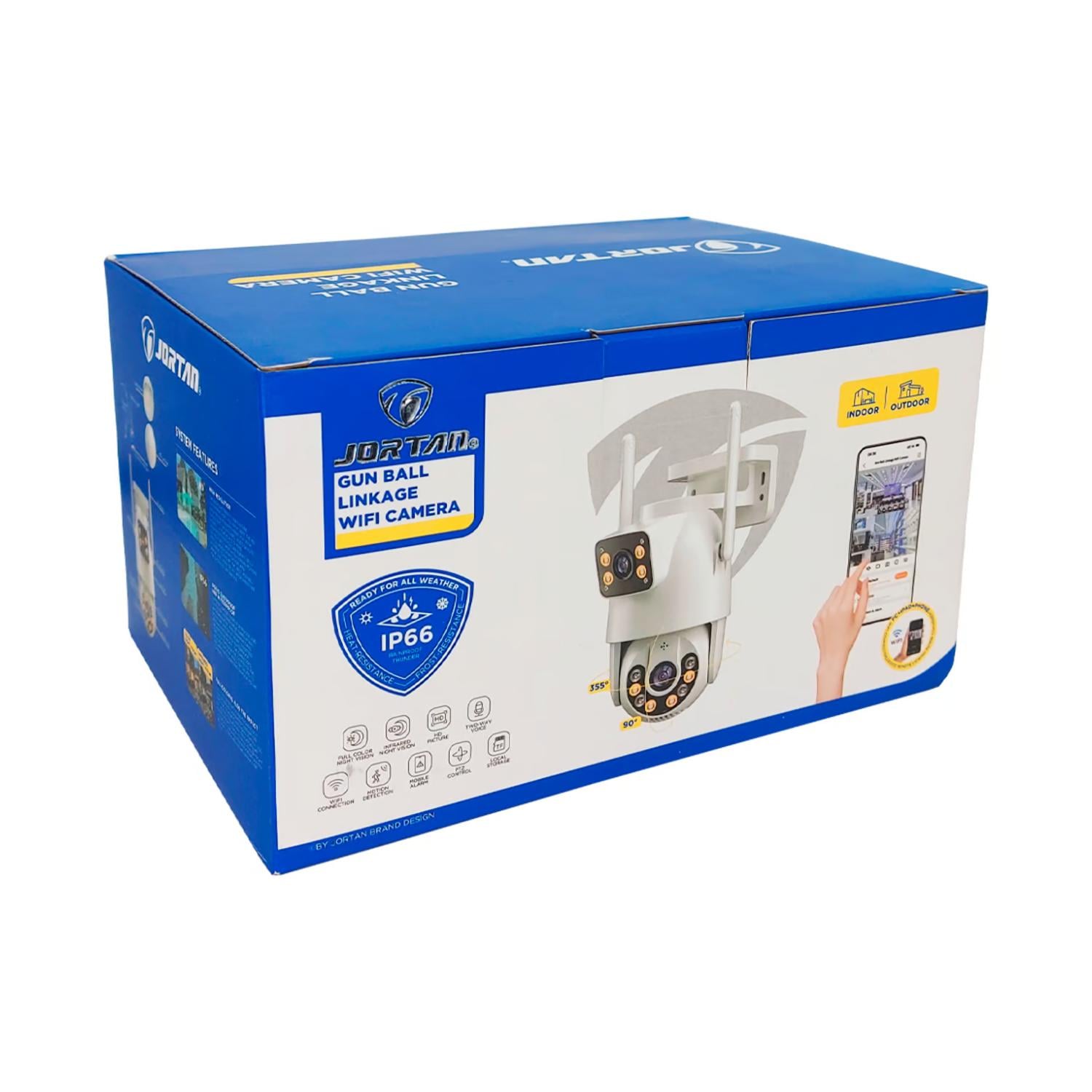 CÁMARA SEGURIDAD TOTALUPGRATE WIFI DOBLE LENTE HD VN IP66 BLANCA - 3