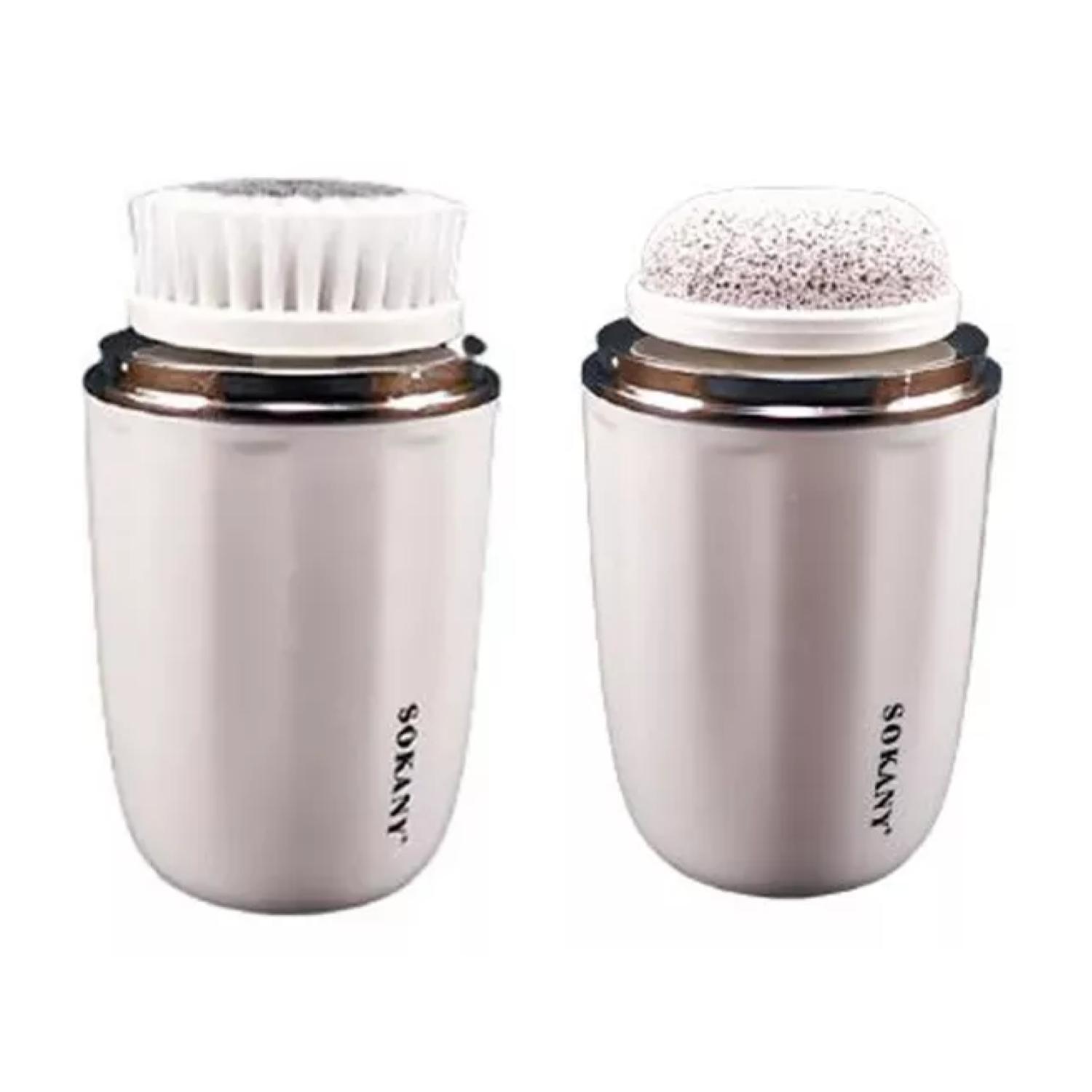 BROCHA LIMPIADORA FACIAL TOTALUPGRATE PVC CON ACCESORIOS RECARGABLE USB - 1