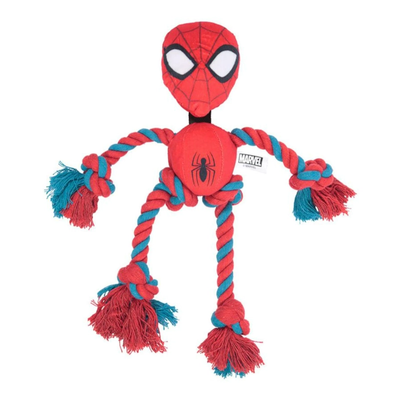 JUGUETE INTERACTIVO PARA MASCOTAS SPIDERMAN TIERNA ROJO - 1