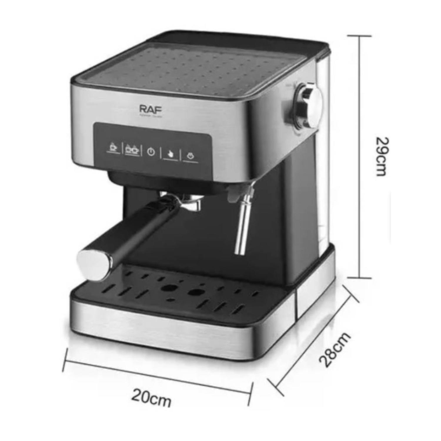CAFETERA ESPRESSO CON ESPUMADOR 10 TAZAS 850W R136 RAF - 2