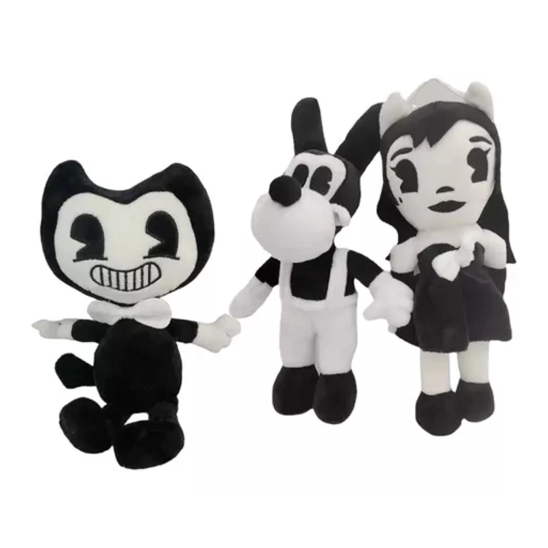 PACK 3 JUGUETE TOTALUPGRATE PELUCHES BENDY ALICE BORYS 30 CM INFANTIL - 2