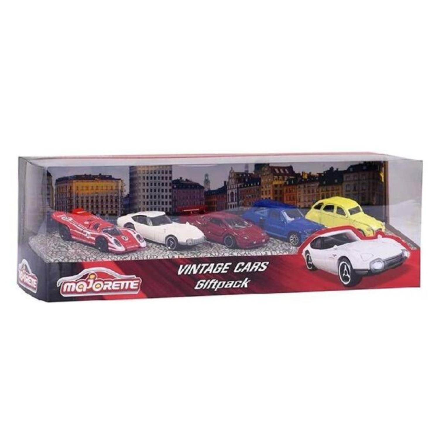 JUGUETE AUTO TOTALUPGRATE PACK 5 1:62 METÁLICOS VINTAGE INFANTIL - 2