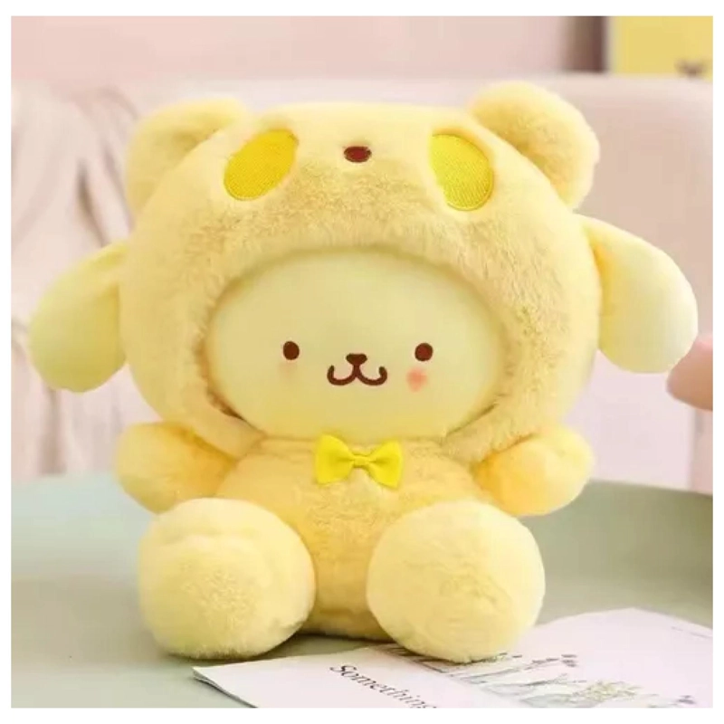 JUGUETE TOTALUPGRATE PELUCHE CINNAMOROL POMPOMPURIN AMARILLO 20 CM INFANTIL - 2