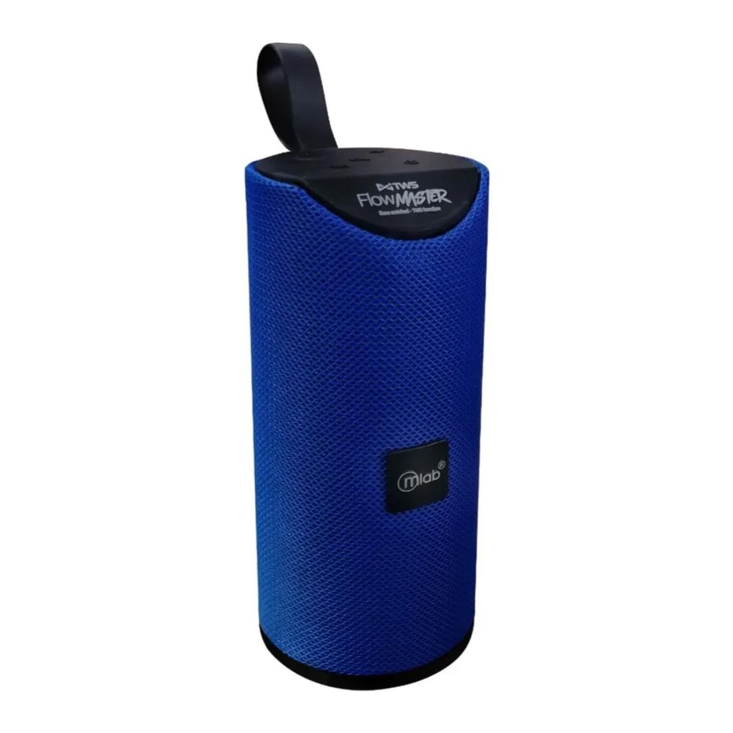 PARLANTE BLUETOOTH 20W RECARGABLE AZUL FLOW MASTER 8859 MLAB - 2