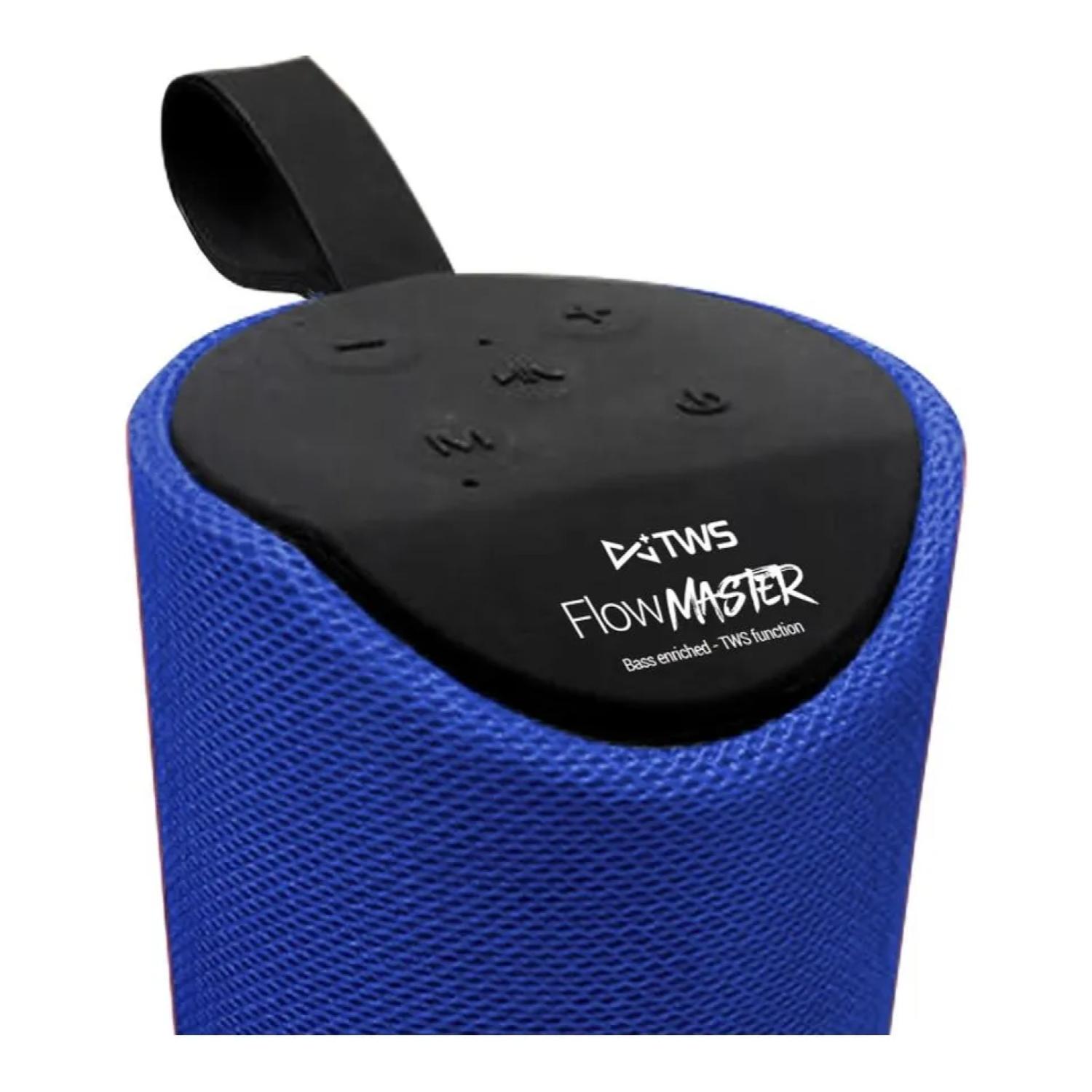 PARLANTE BLUETOOTH 20W RECARGABLE AZUL FLOW MASTER 8859 MLAB - 3