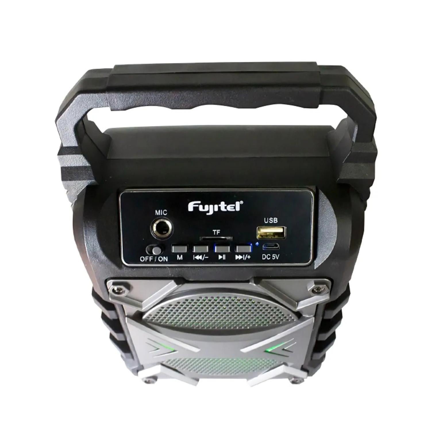PARLANTE BLUETOOTH RECARGABLE 5W EN COLOR NEGRO 4010N FUJITEL - 2