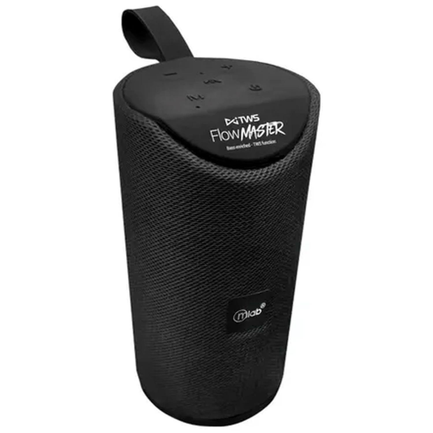 PARLANTE BLUETOOTH 20W RECARGABLE EN COLOR NEGRO FLOW MASTER MLAB - 2