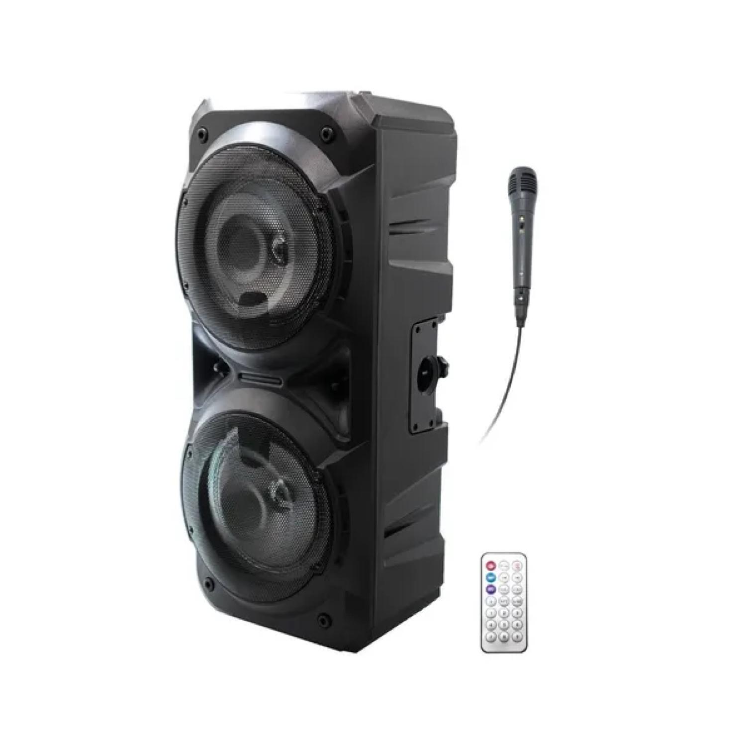 PARLANTE BLUETOOTH KARAOKE 6000W PORTATIL EN COLOR NEGRO LBSF8 LBN - 2