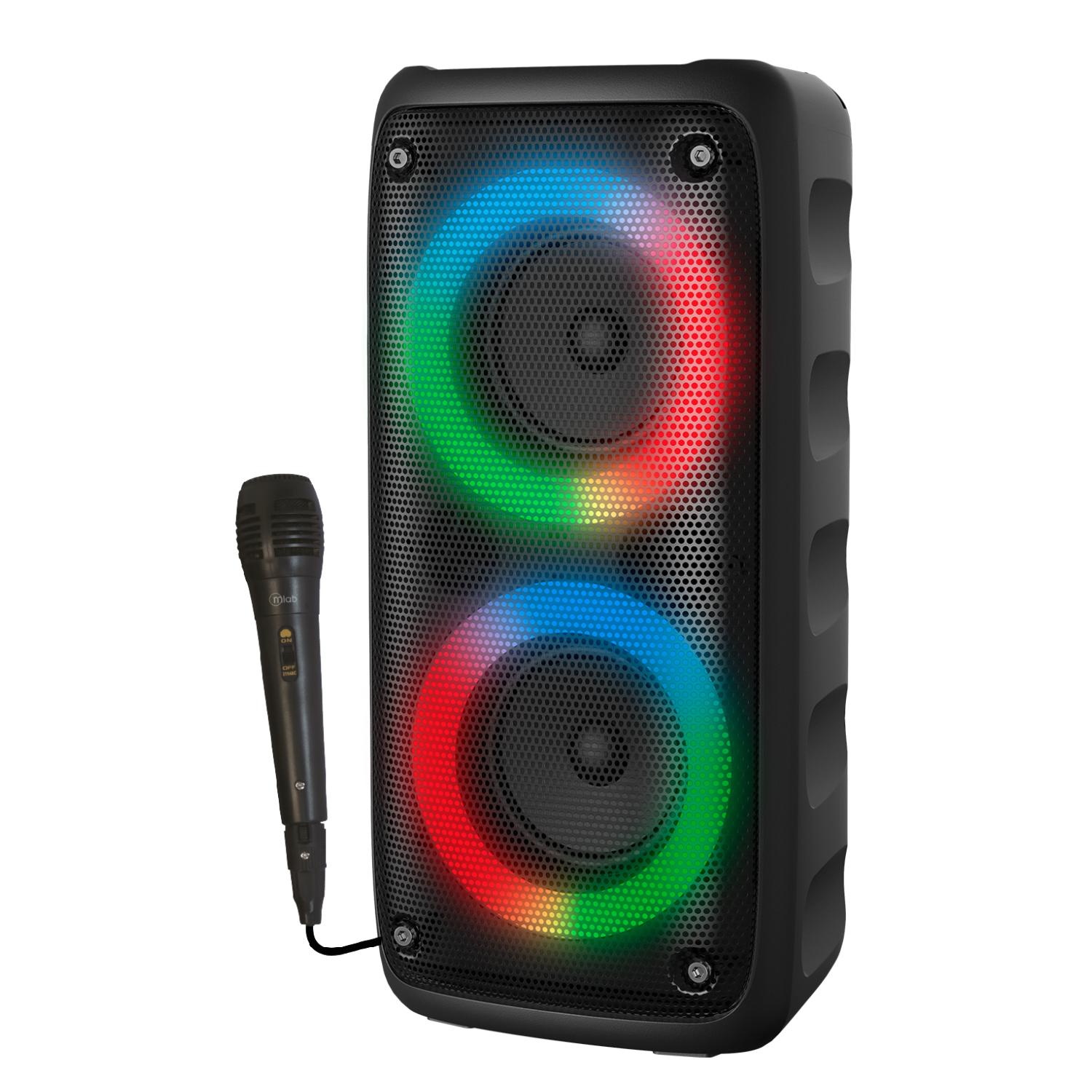 PARLANTE BLUETOOTH KARAOKE 2000W RGB COLORFELL PRO 9102 MLAB - 1