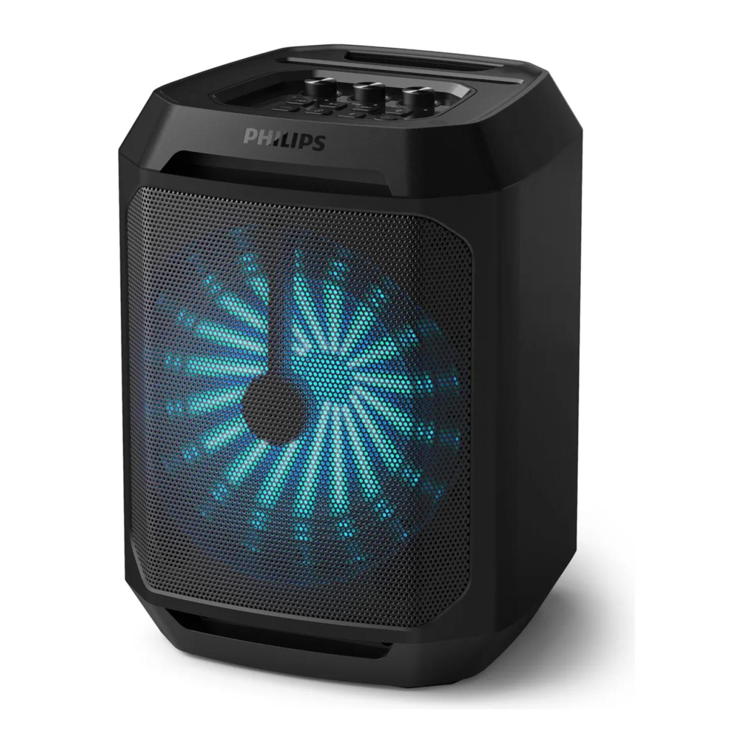 PARLANTE BLUETOOTH 30W WOOFER LED EN COLOR NEGRO TAX2208 PHILLIPS - 1