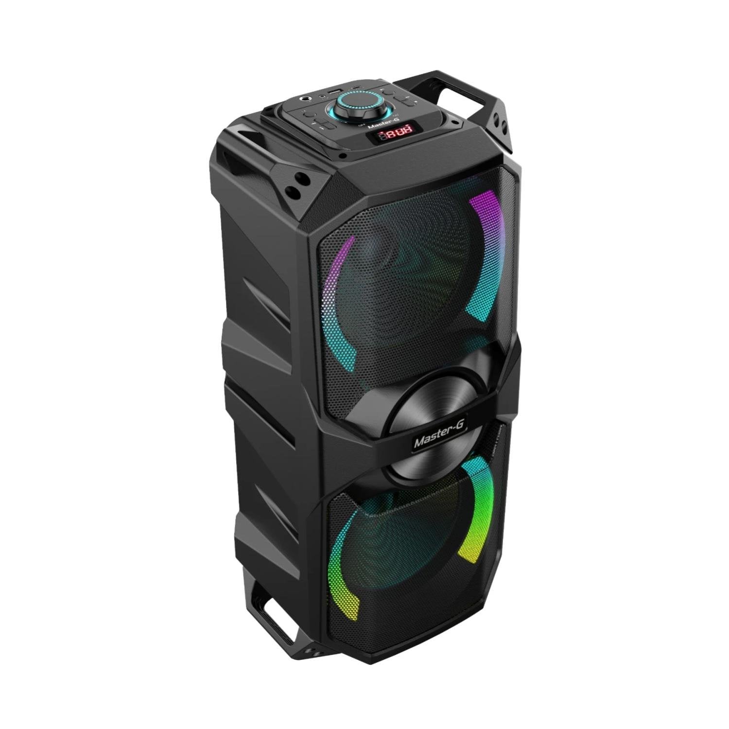 PARLANTE BLUETOOTH KARAOKE 4000W EN COLOR NEGRO LUXOR MASTER-G - 2