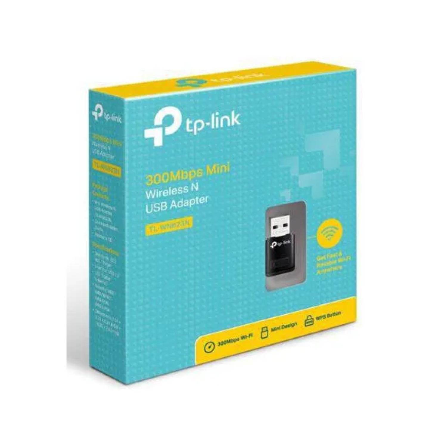 ADAPTADOR WIFI USB 300MBPS EN COLOR NEGRO TL-WN823N TP-LINK - 3