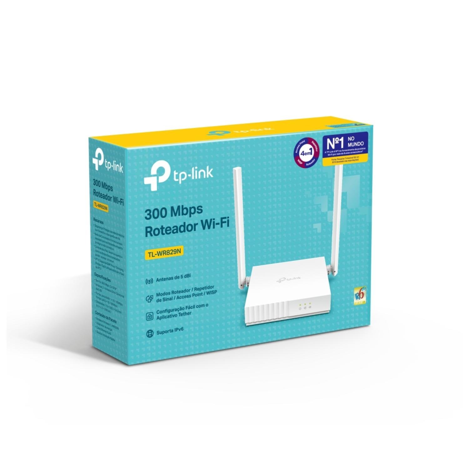 ROUTER WIFI ROTEADOR 300MBPS EN COLOR BLANCO TL-WR829N TP-LINK - 4