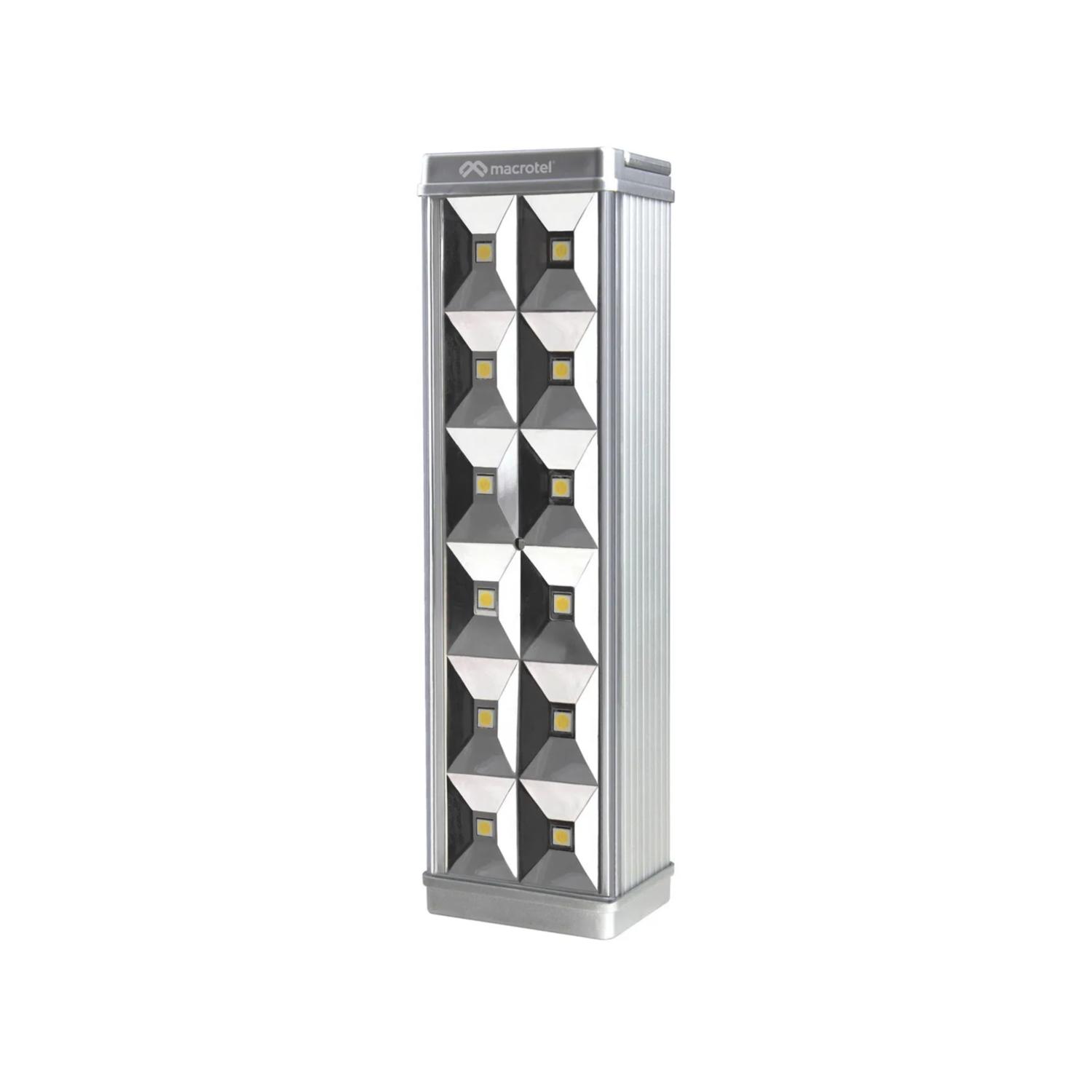 LAMPARA DE EMERGENCIA 12LED 150LM 3W RECARGABLE MACROTEL - 1
