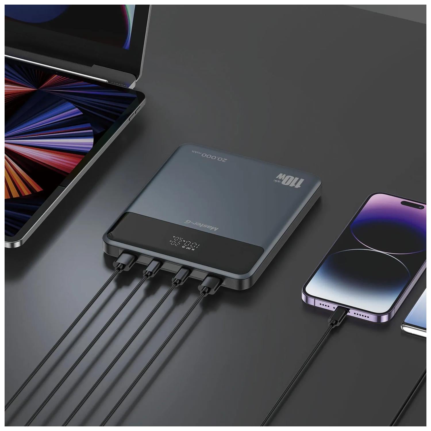 POWERBANK CARGADOR PORTATIL 20000MAH 110W NOTEBOOK MASTER-G - 2