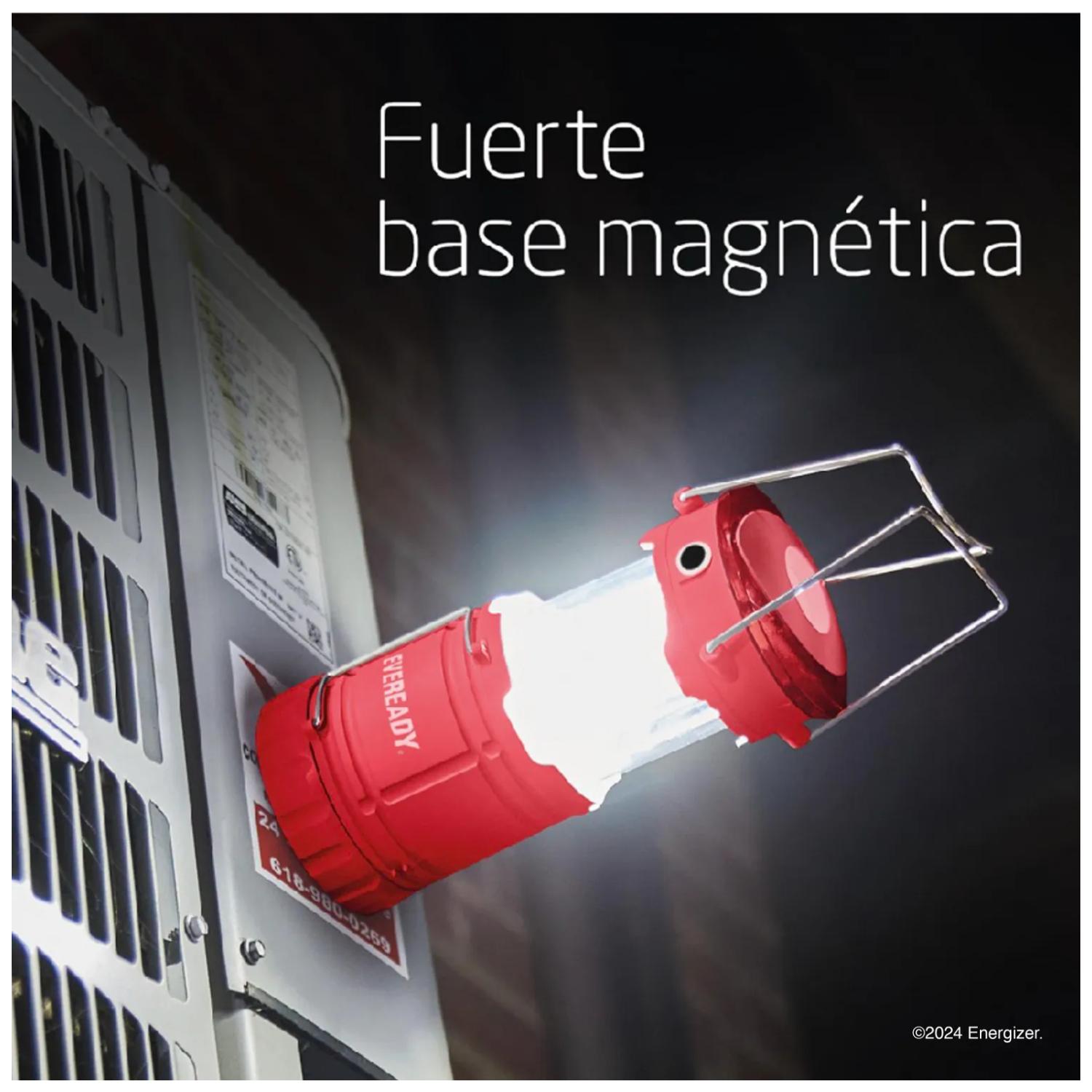 LINTERNA FOCO FAROL LED 350LM COMPACTABLE EN COLOR ROJO EVEREADY - 3
