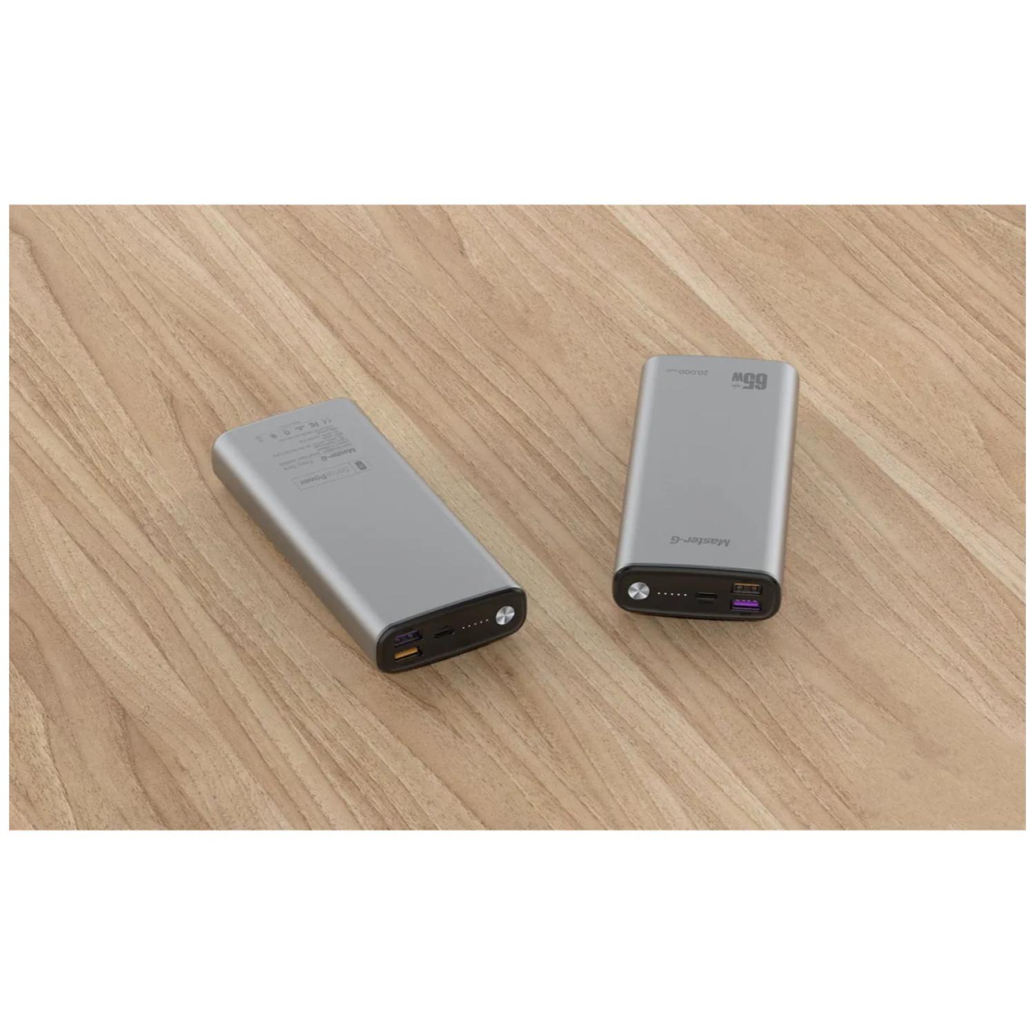 POWERBANK CARGADOR PORTATIL 20000MAH 65W UCP20PD65 MASTER-G - 3