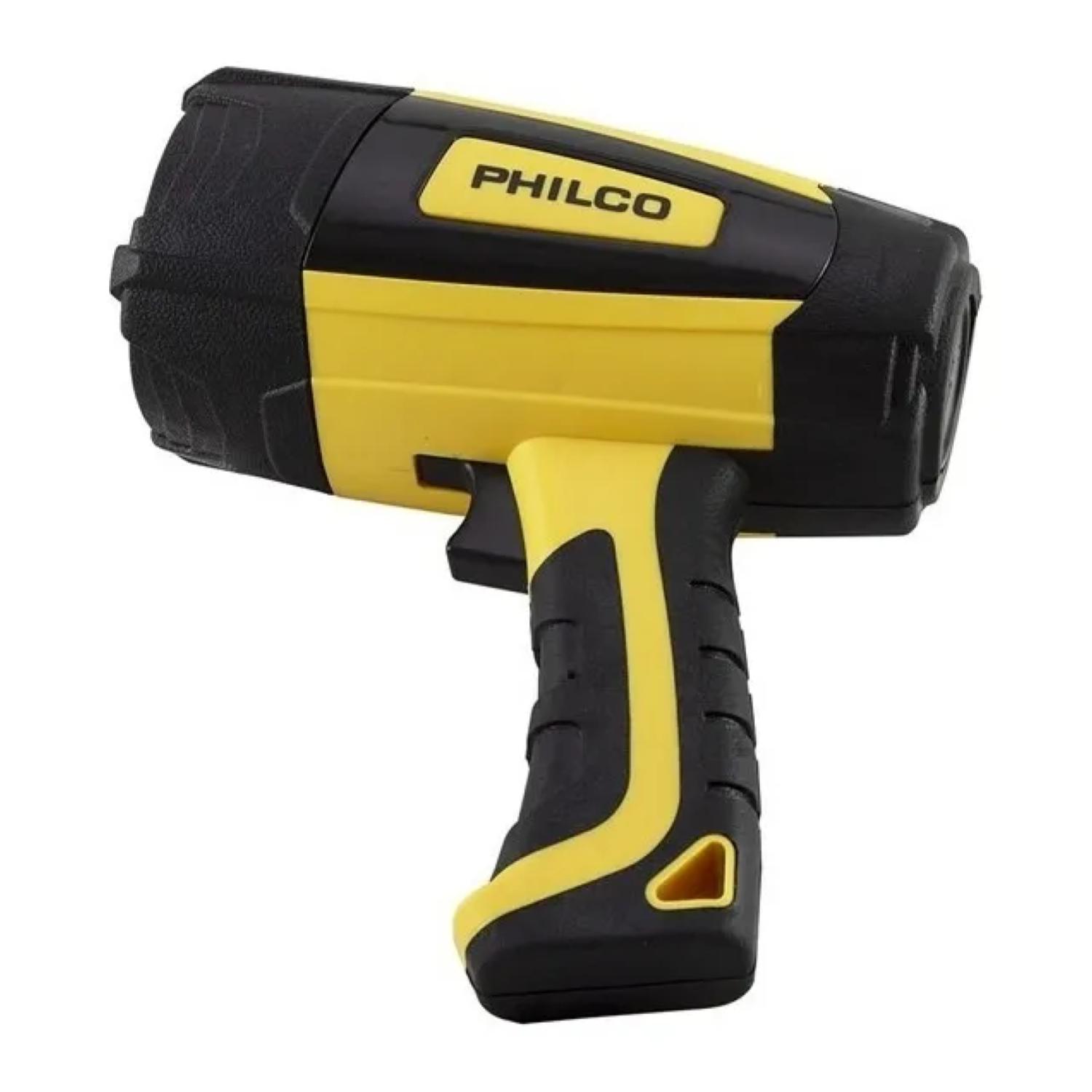 FOCO LINTERNA 1LED HIG POWER 300LM RECARGABLE EN COLOR AMARILLO PHILCO - 2