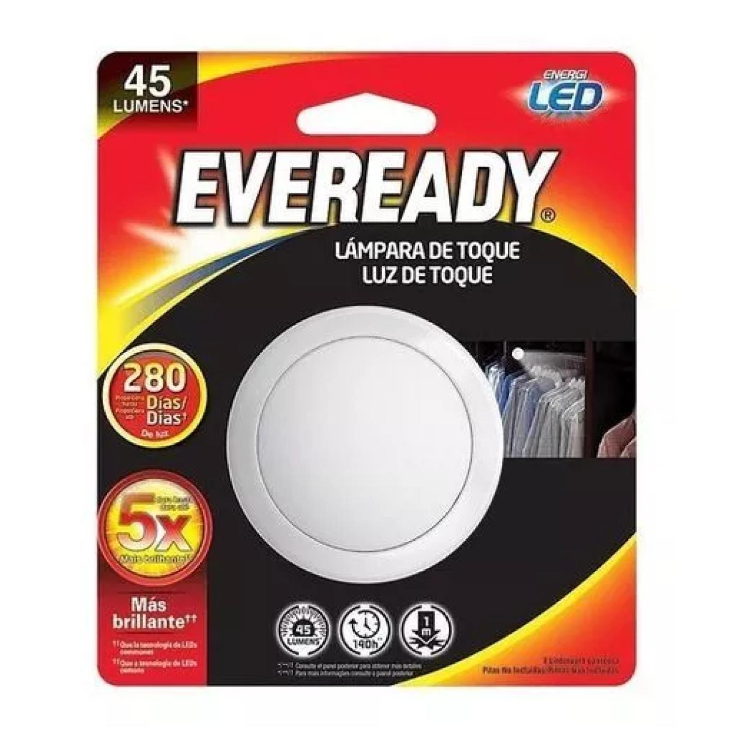 LAMPARA LINTERNA LED DE TOQUE 45LM EN COLOR BLANCO EVEREADY - 2