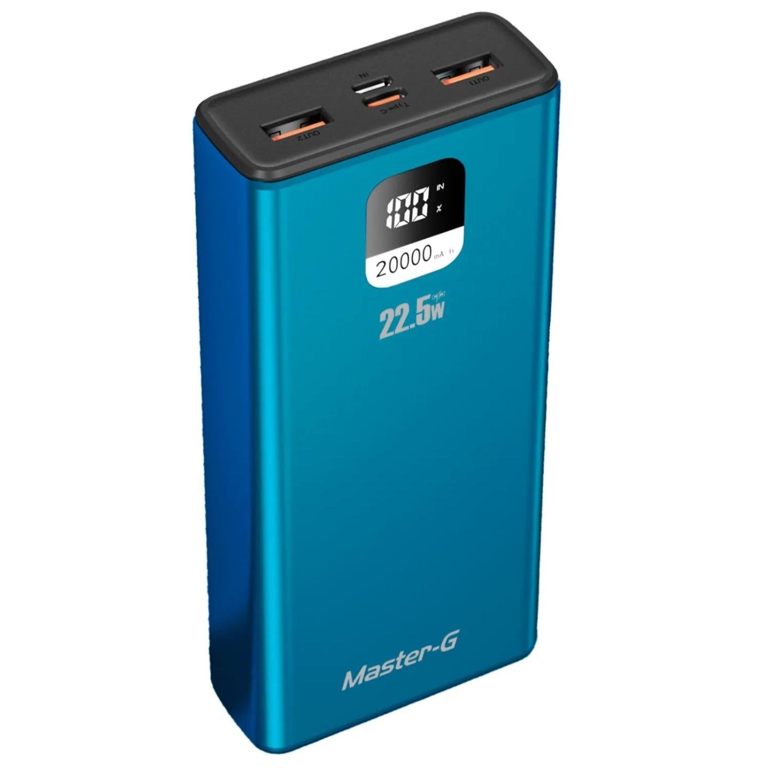POWERBANK CARGADOR PORTATIL 20000MAH 22.5W UCP20LPD MASTER-G - 1