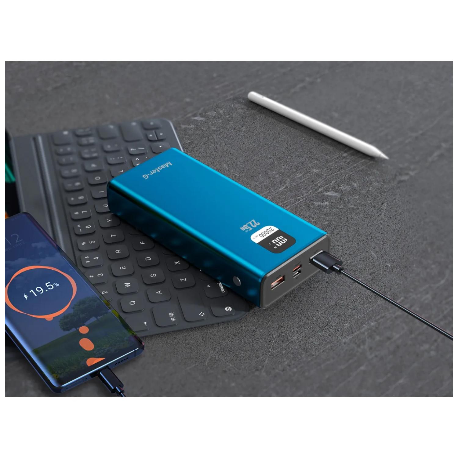 POWERBANK CARGADOR PORTATIL 20000MAH 22.5W UCP20LPD MASTER-G - 4