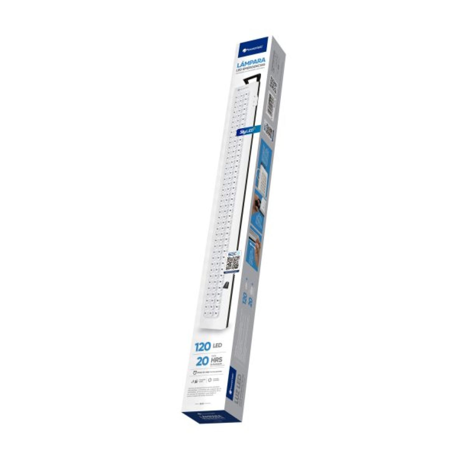 LAMPARA DE EMERGENCIA 120LED 480LM 5W EN COLOR BLANCO 7260 POWERLAB - 5