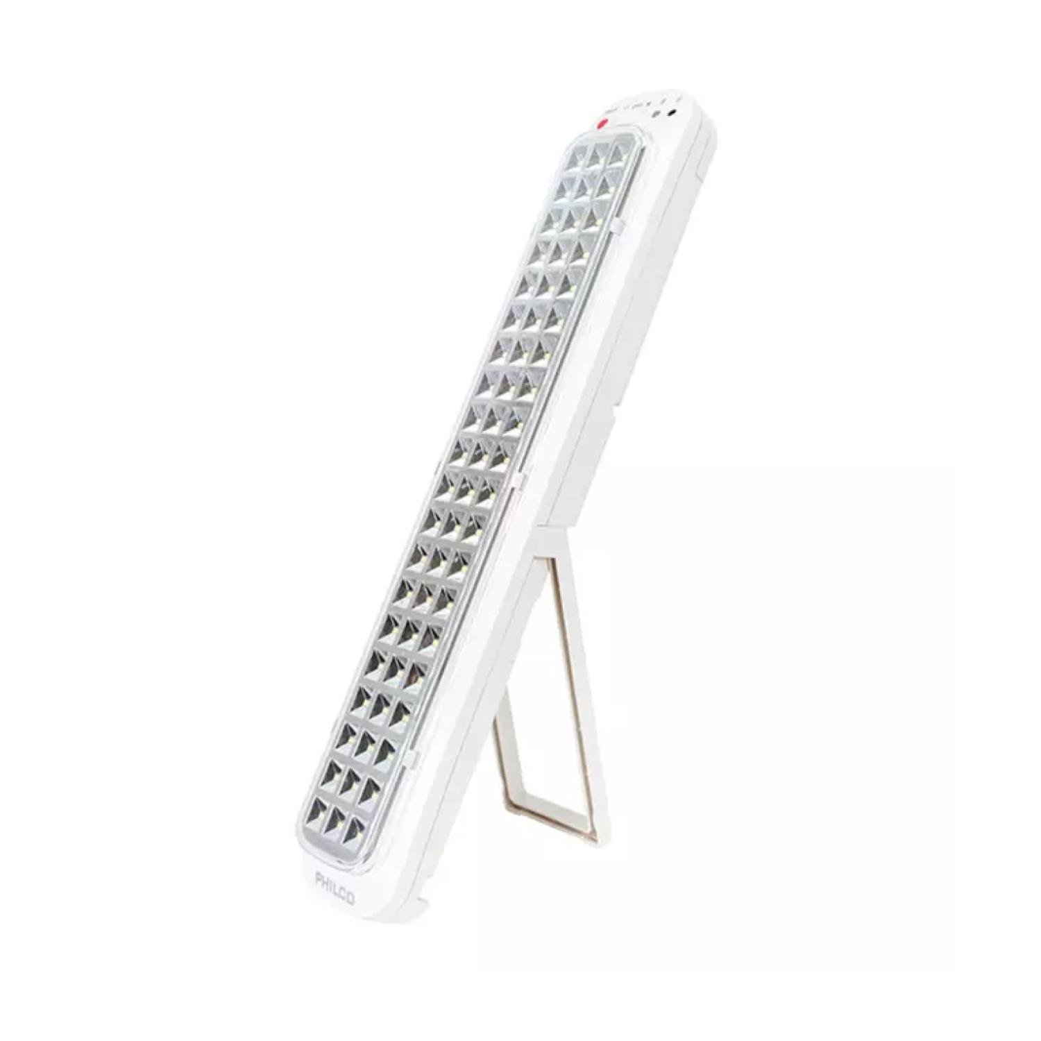 LAMPARA DE EMERGENCIA 60LED 140LM EN COLOR BLANCO 6715 PHILCO - 1