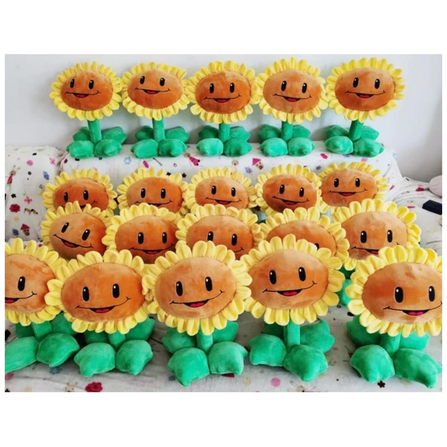 JUGUETE PELUCHE GIRASOL 25CM PLANTAS VS ZOMBIES INFANTIL - 3