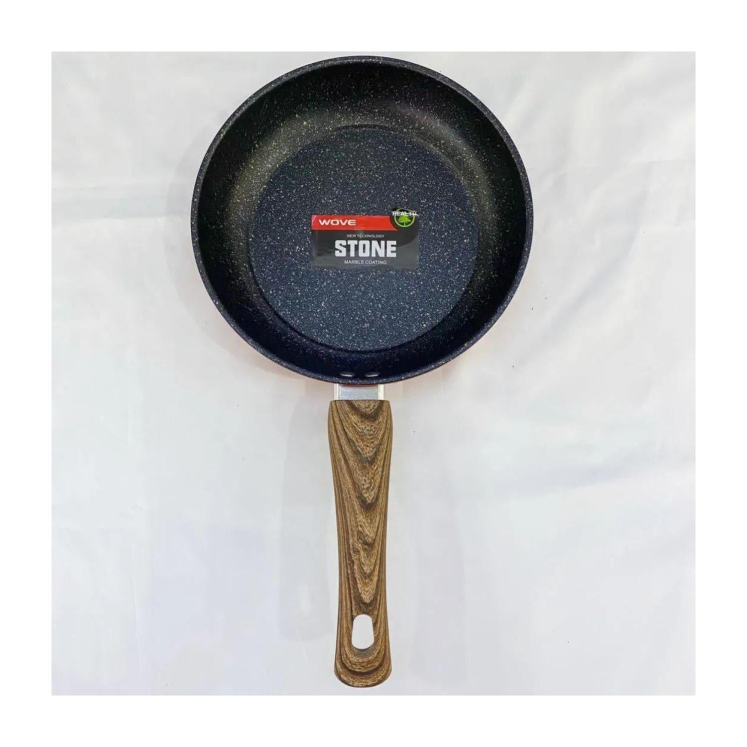 SARTEN DE PIEDRA ANTIADHERENTE 26CM CON MANGO DE MADERA - 1