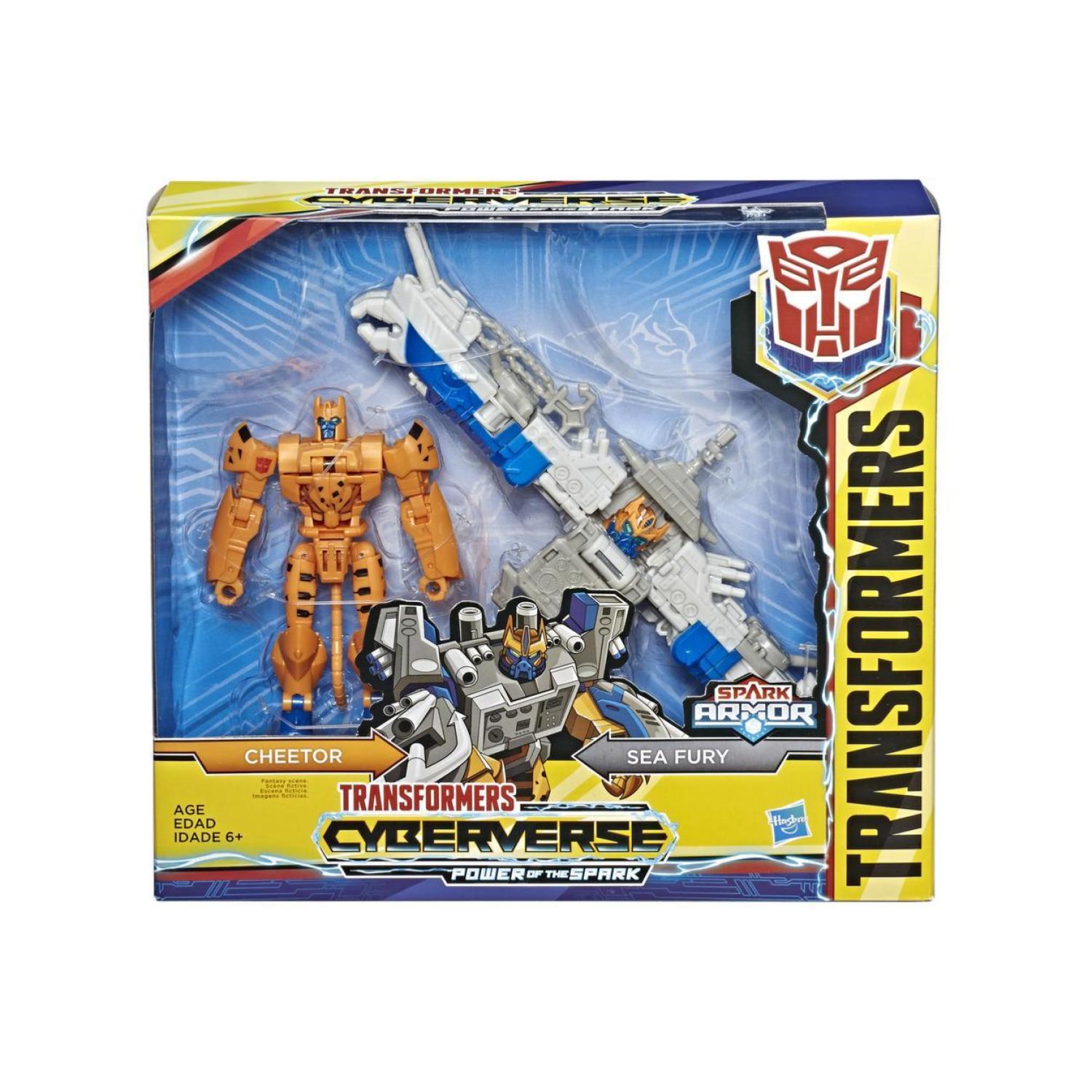 JUGUETE FIGURA CHEETOR 3 EN 1 TRANSFORMERS 13CM CYBERVERSE - 2