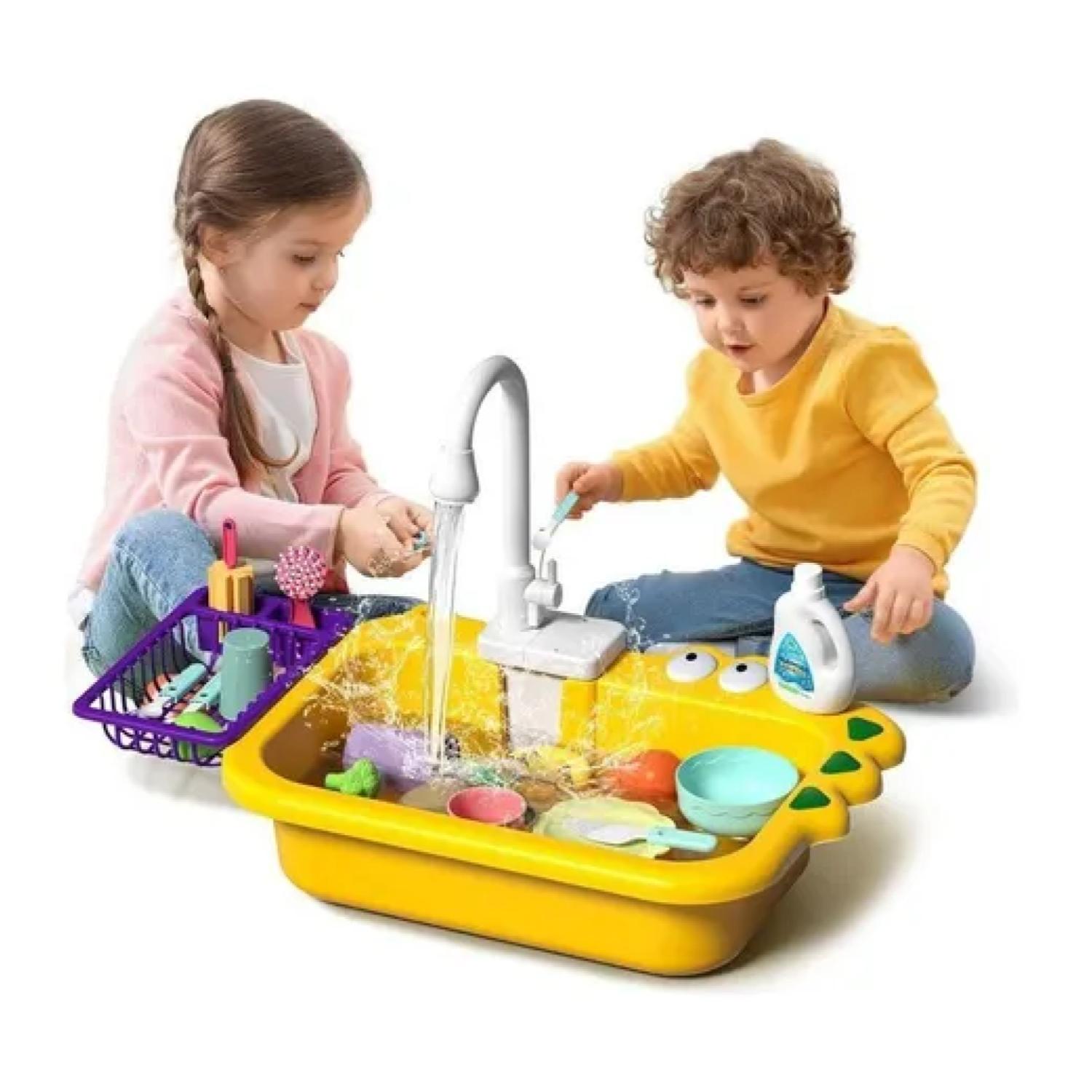 JUGUETE FREGADERO DE COCINA CON ACCESORIOS INFANTIL - 1