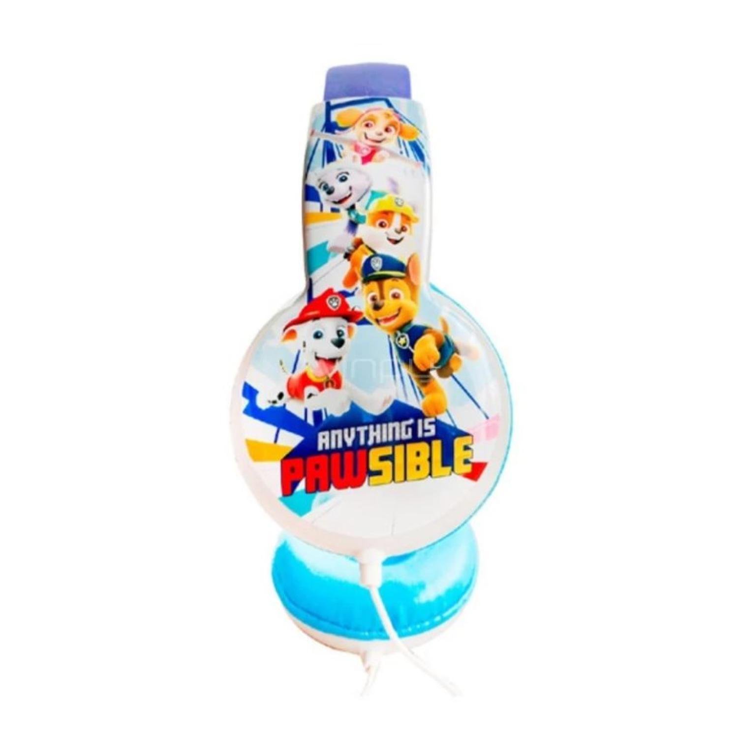 AUDIFONOS ALAMBRICOS OVEREAR INFANTIL PAW PATROL - 1