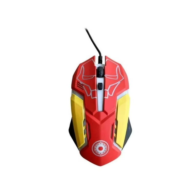 KIT GAMER TECLADO MOUSE AUDIFONOS IRON MAN INFANTIL - 4