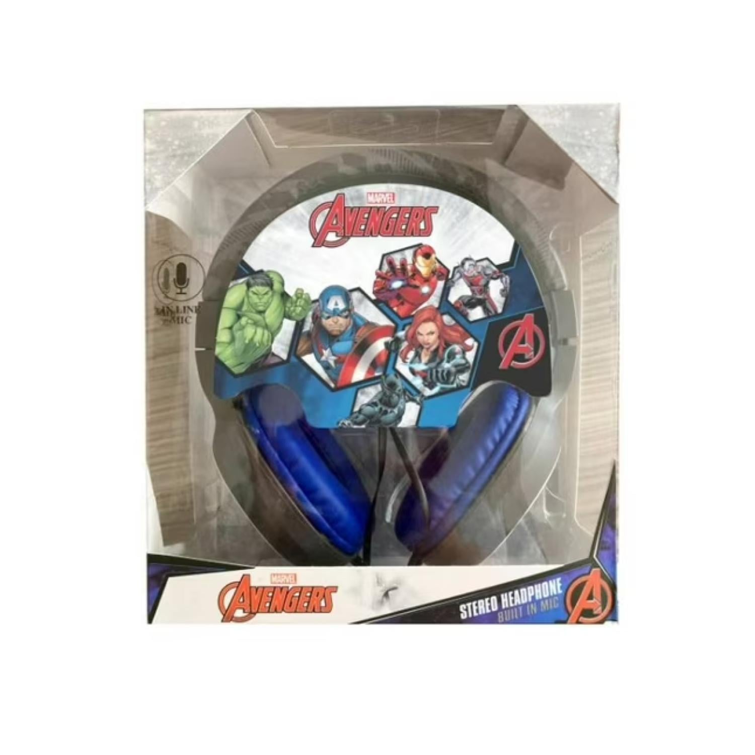 AUDIFONOS ALAMBRICOS OVEREAR CAPITAN AMERICA INFANTIL AVENGERS TEEN - 2