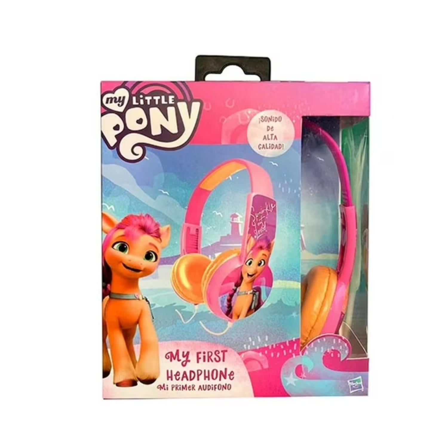 AUDIFONOS ALAMBRICOS OVEREAR INFANTIL MY LITTLE PONY MORADO - 3